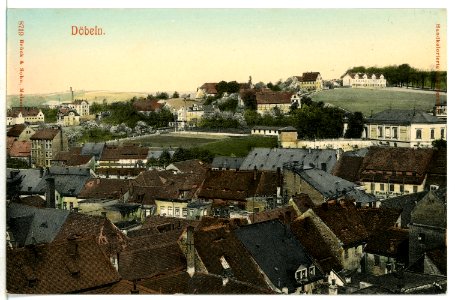 08719-Döbeln-1907-Blick auf Döbeln-Brück & Sohn Kunstverlag