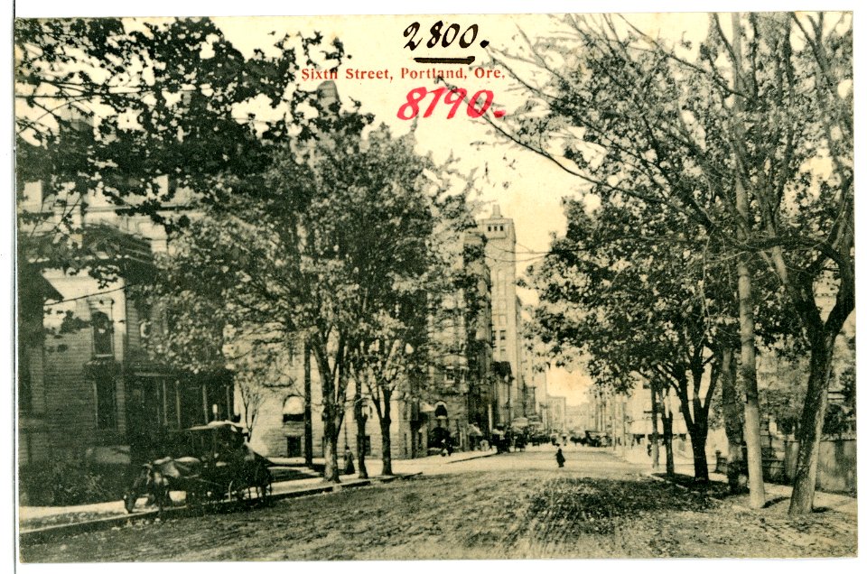 08190-Portland, Ore.-1906-Sixth Street-Brück & Sohn Kunstverlag