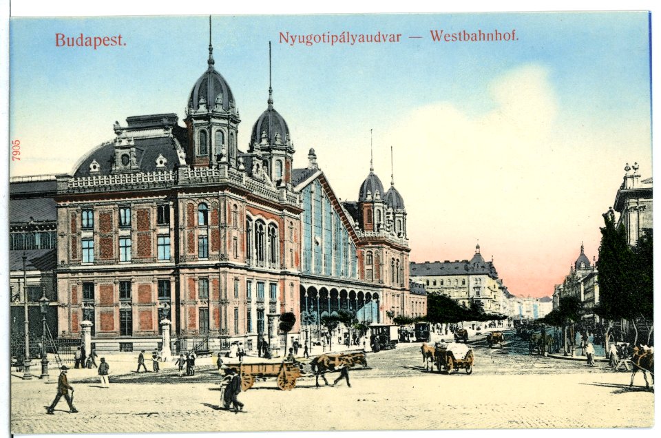 07905-Budapest-1906-Westbahnhof-Brück & Sohn Kunstverlag
