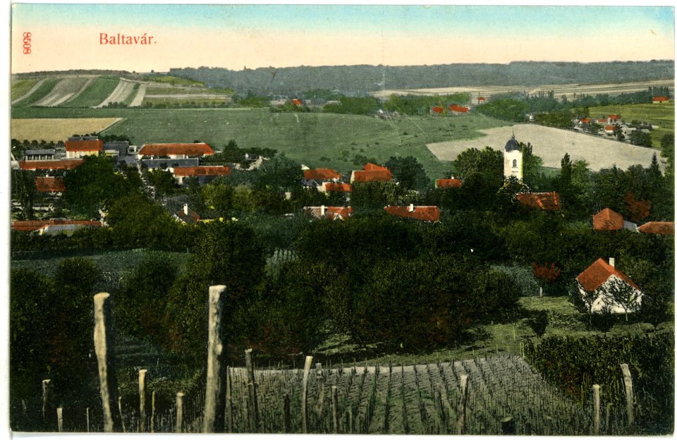 08508-Baltavar-1907-Ortsansicht-Brück & Sohn Kunstverlag