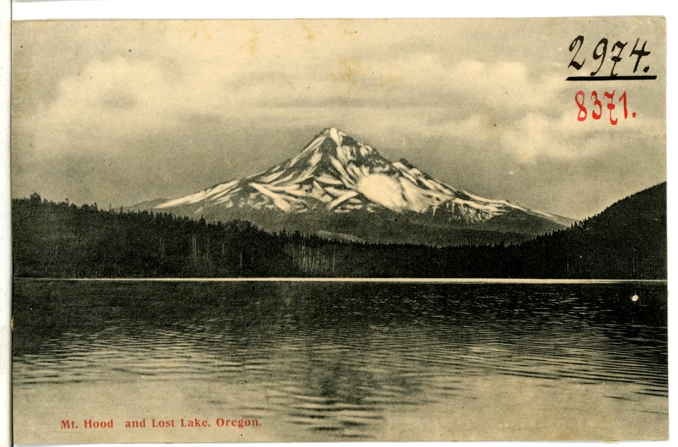 08371-Oregon-1906-Mt. Hood and Lost Lake-Brück & Sohn Kunstverlag