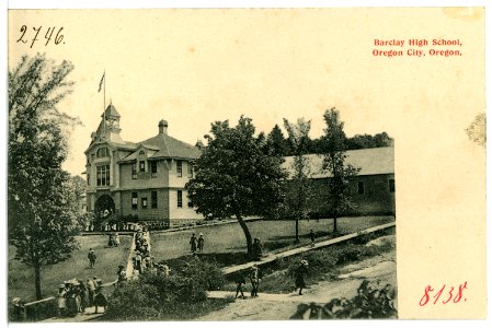 08138-Oregon City-1906-Barclay High School-Brück & Sohn Kunstverlag