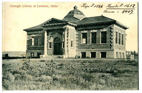 08407-Lewiston, Idaho-1906-Carnegie Library at Lewiston-Brück & Sohn Kunstverlag photo