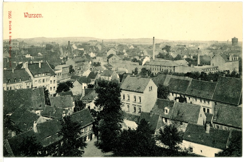 07955-Wurzen-1906-Blick über Wurzen-Brück & Sohn Kunstverlag