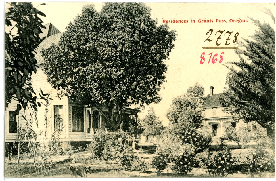 08168-Grants Pass, Oreg.-1906-Residences in Grants Pass-Brück & Sohn Kunstverlag