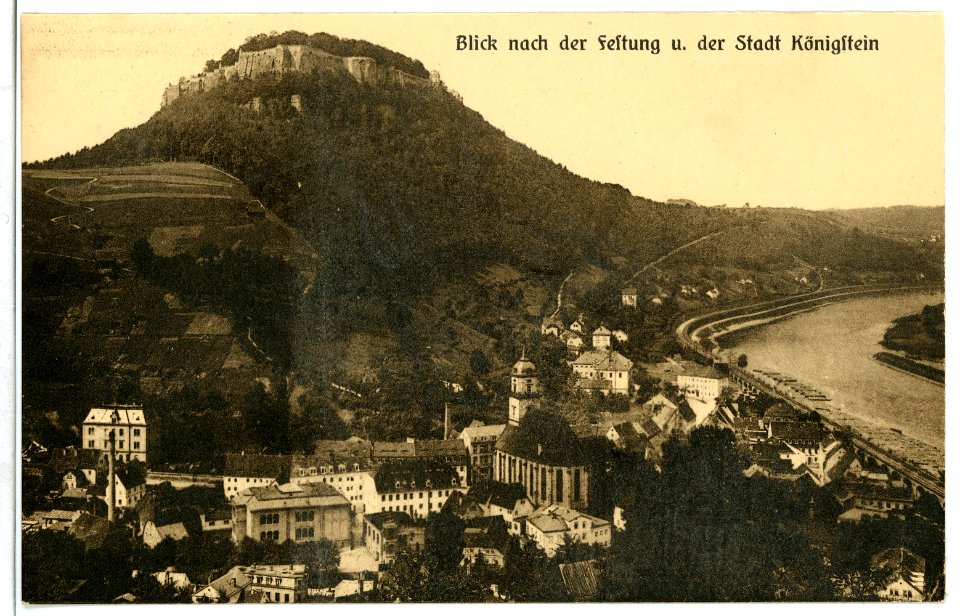 08525-Königstein-1907-Festung und Stadt-Brück & Sohn Kunstverlag