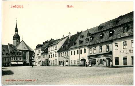 08546-Zschopau-1907-Markt-Brück & Sohn Kunstverlag