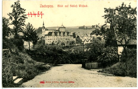 08540-Zschopau-1907-Schloß Wildeck-Brück & Sohn Kunstverlag
