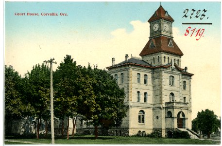 08119-Corvallis, Ore.-1906-Court House-Brück & Sohn Kunstverlag