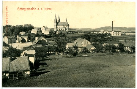 08597-Schirgiswalde-1907-Blick auf Schirgiswalde-Brück & Sohn Kunstverlag