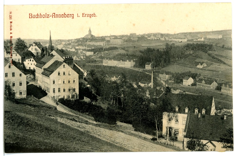 08636-Annaberg-Buchholz-1907-Blick auf Annaberg-Brück & Sohn Kunstverlag