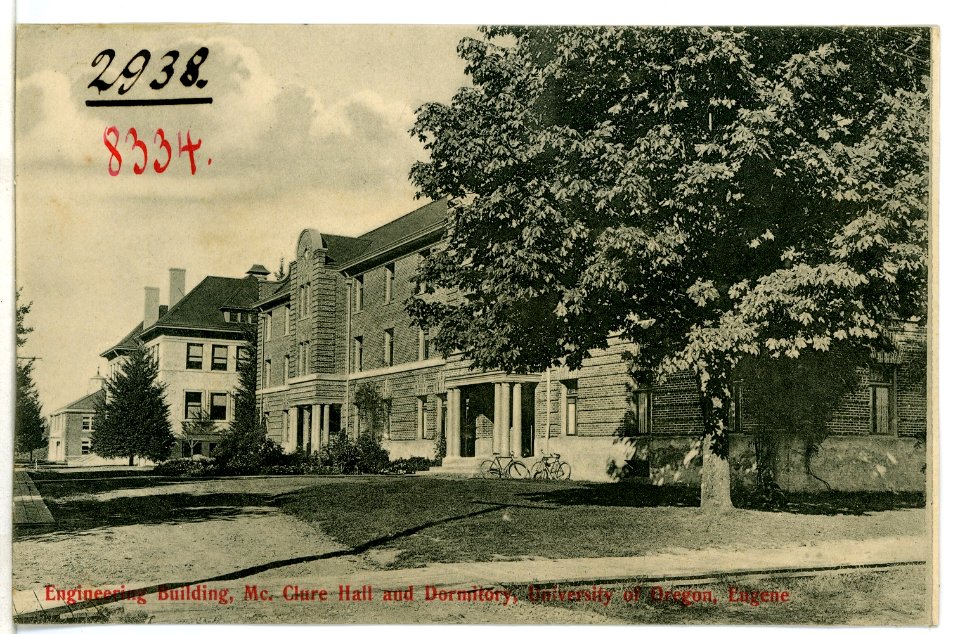 08334-Eugene, Ore.-1906-Engineering Building, Mc. Clure Hall and Dormitory-Brück & Sohn Kunstverlag