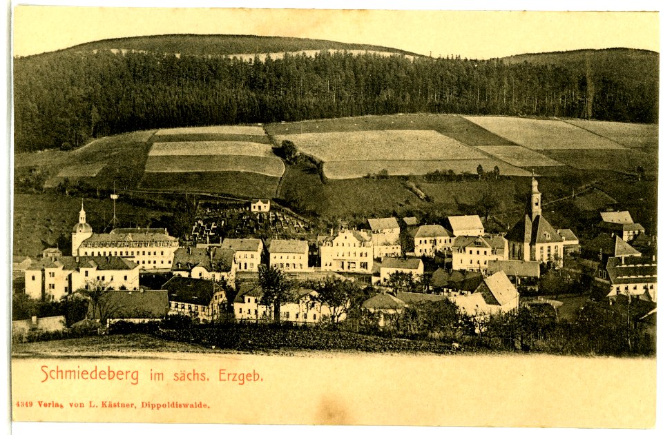 04349-Schmiedeberg-1903-Blick auf Schmiedeberg-Brück & Sohn Kunstverlag