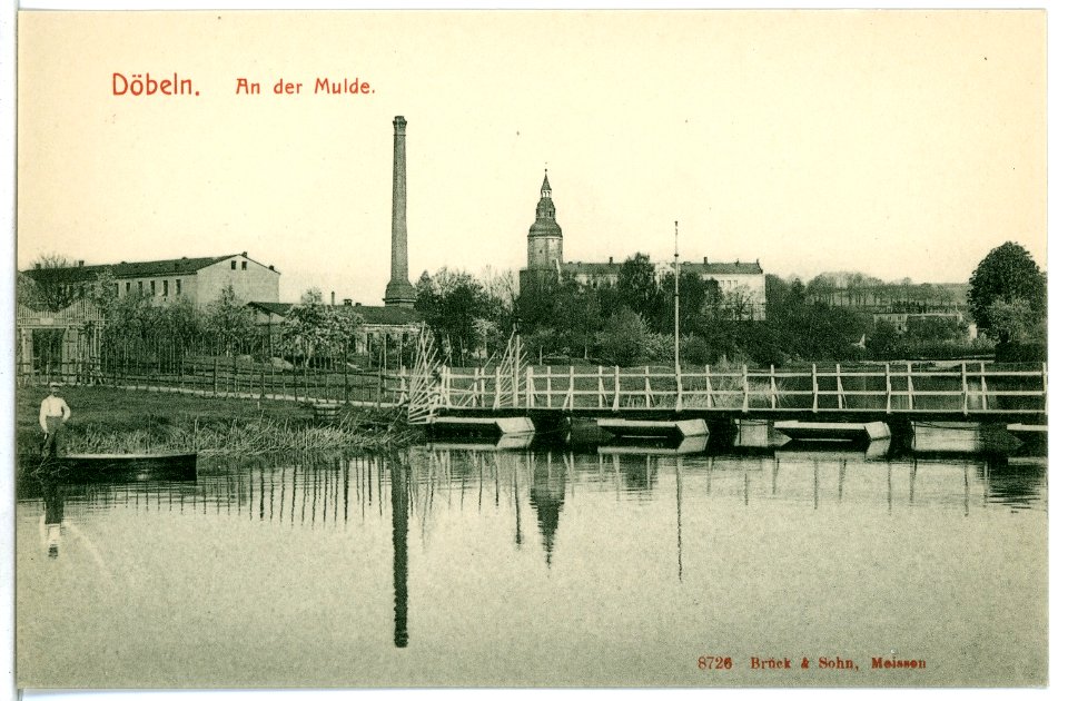 08726-Döbeln-1907-An der Mulde-Brück & Sohn Kunstverlag