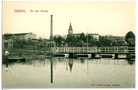 08726-Döbeln-1907-An der Mulde-Brück & Sohn Kunstverlag