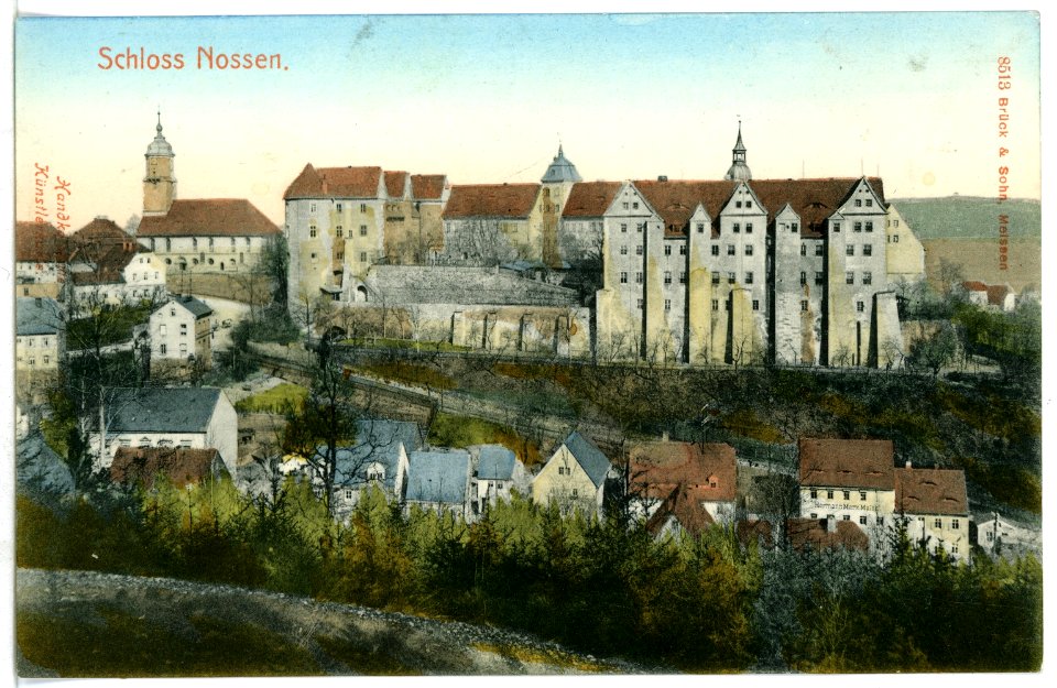 08513-Nossen-1907-Schloß-Brück & Sohn Kunstverlag