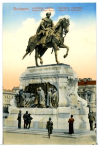 08705-Budapest-1907-Andrassy - Denkmal-Brück & Sohn Kunstverlag