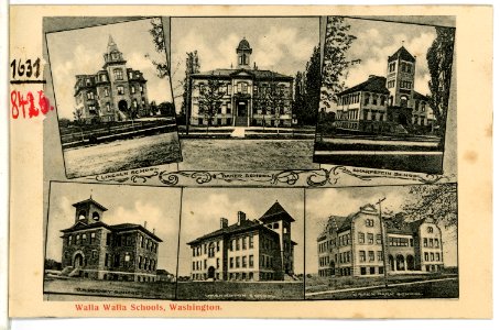 08426-Walla Walla-1906-Walla Walla Schools-Brück & Sohn Kunstverlag