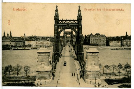 08703-Budapest-1907-Elisabethbrücke-Brück & Sohn Kunstverlag