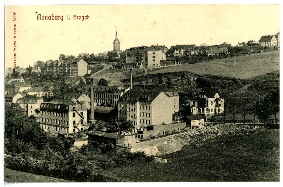 08635-Annaberg-1907-Blick auf Annaberg-Brück & Sohn Kunstverlag