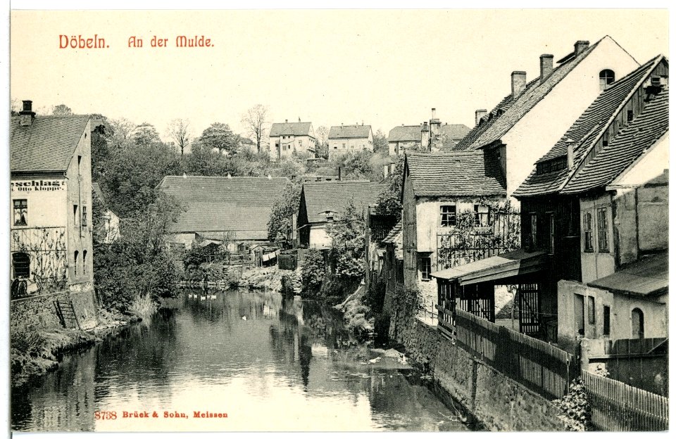 08738-Döbeln-1907-An der Mulde-Brück & Sohn Kunstverlag