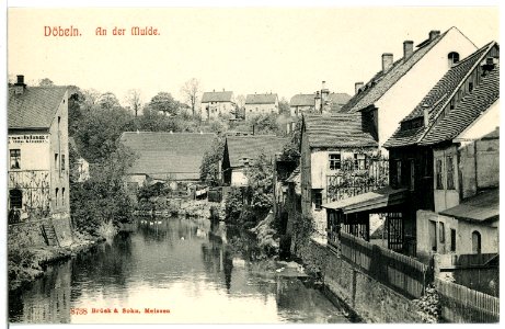 08738-Döbeln-1907-An der Mulde-Brück & Sohn Kunstverlag