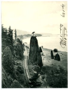 08460-Oregon-1906-Pillars of Hercules, Columbia River, Oregon-Brück & Sohn Kunstverlag