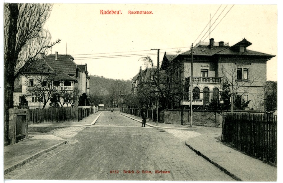 08752-Radebeul-1907-Rosenstraße-Brück & Sohn Kunstverlag