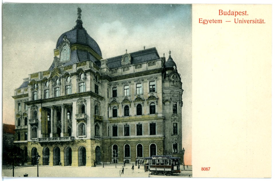 08087-Budapest-1906-Universität-Brück & Sohn Kunstverlag