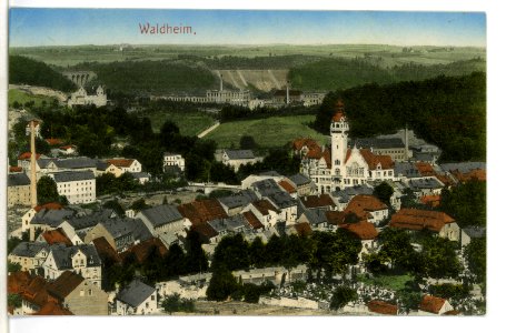 08680-Waldheim-1907-Blick auf Waldheim-Brück & Sohn Kunstverlag