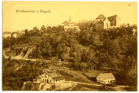 08555-Wolkenstein-1907-Kirche und Schloß-Brück & Sohn Kunstverlag