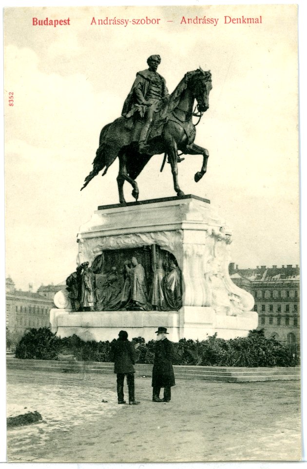 08352-Budapest-1906-Andrassy - Denkmal-Brück & Sohn Kunstverlag