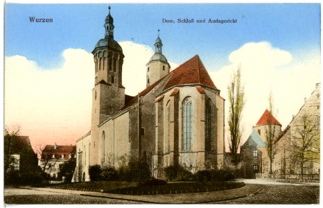 04485-Wurzen-1903-Dom, Schloß, Amtsgericht-Brück & Sohn Kunstverlag
