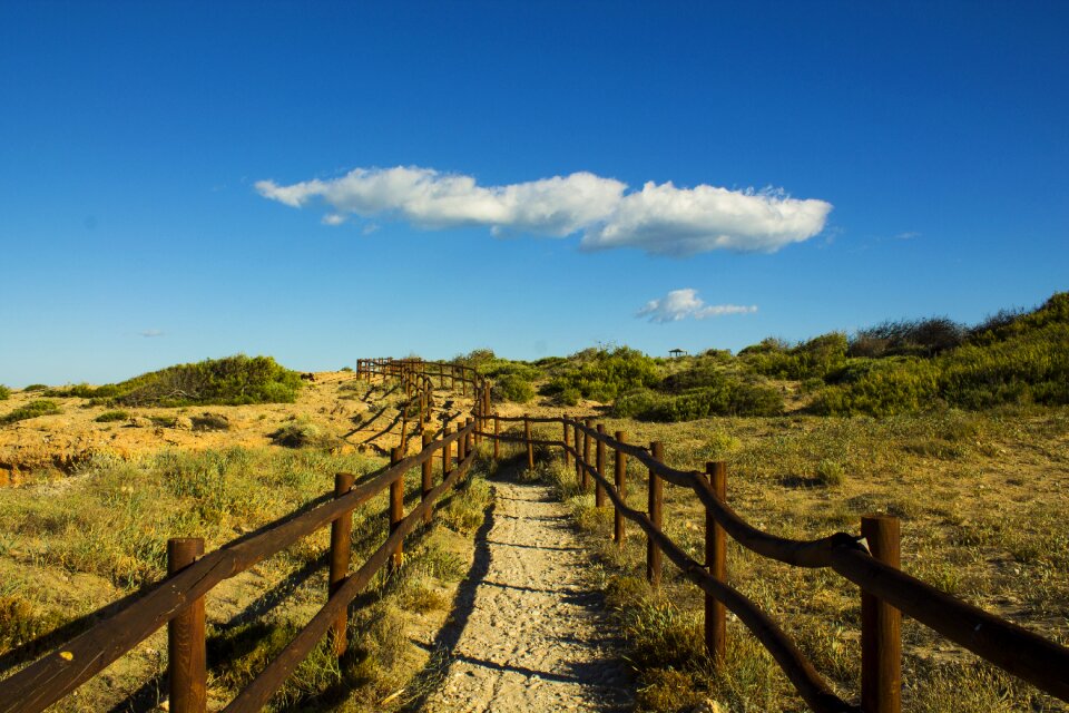 Landscape blue sky nature
