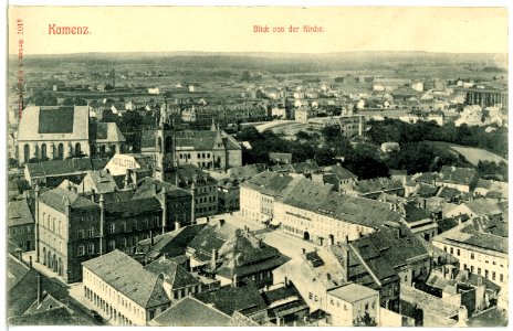 04107-Kamenz-1903-Blick von der Kirche-Brück & Sohn Kunstverlag