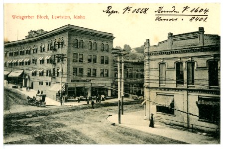 08401-Lewiston, Idaho-1906-Weisgerber Block-Brück & Sohn Kunstverlag photo