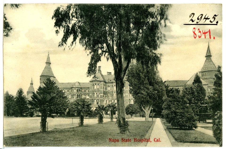 08341-Napa, Cal-1906-Napa State Hospital-Brück & Sohn Kunstverlag