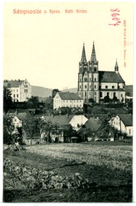 08607-Schirgiswalde-1907-Katholische Kirche-Brück & Sohn Kunstverlag