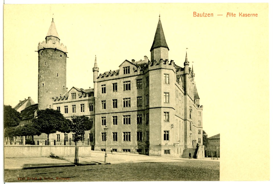 04130-Bautzen-1903-Alte Kaserne-Brück & Sohn Kunstverlag