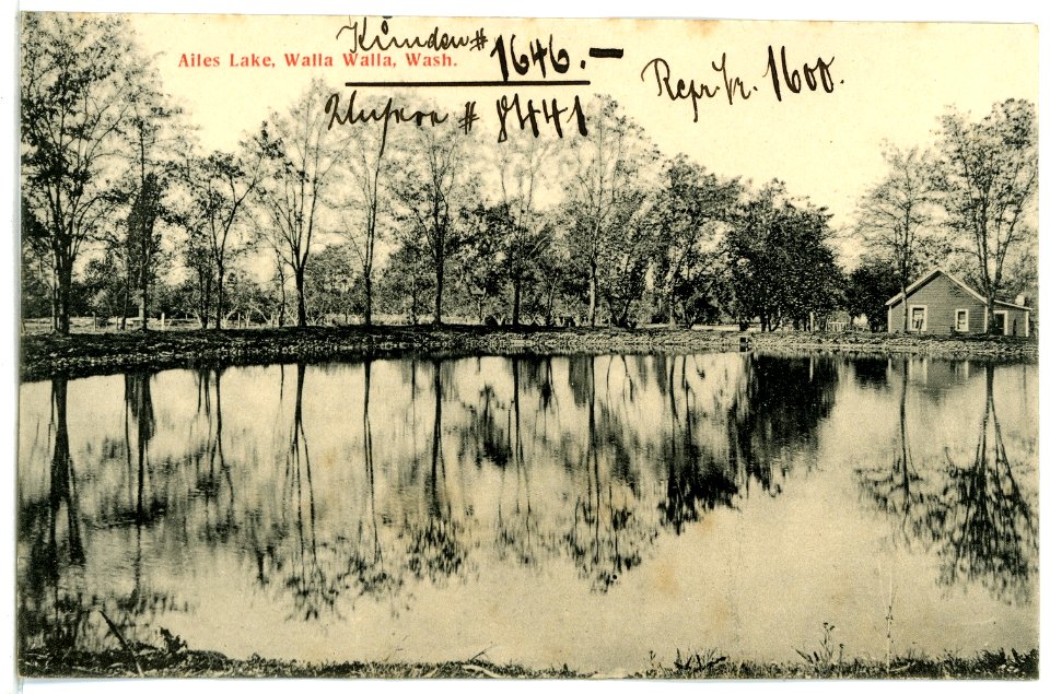08441-Walla Walla-1906-Ailes Lake-Brück & Sohn Kunstverlag