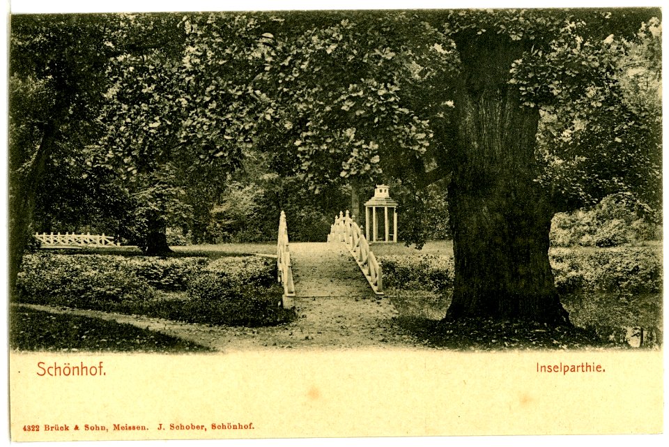 04322-Schönhof-1903-Inselpartie-Brück & Sohn Kunstverlag
