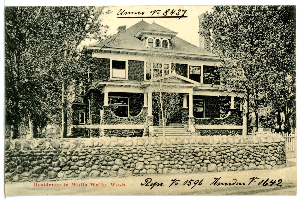 08437-Walla Walla-1906-Residence in Walla Walla, Wash.-Brück & Sohn Kunstverlag