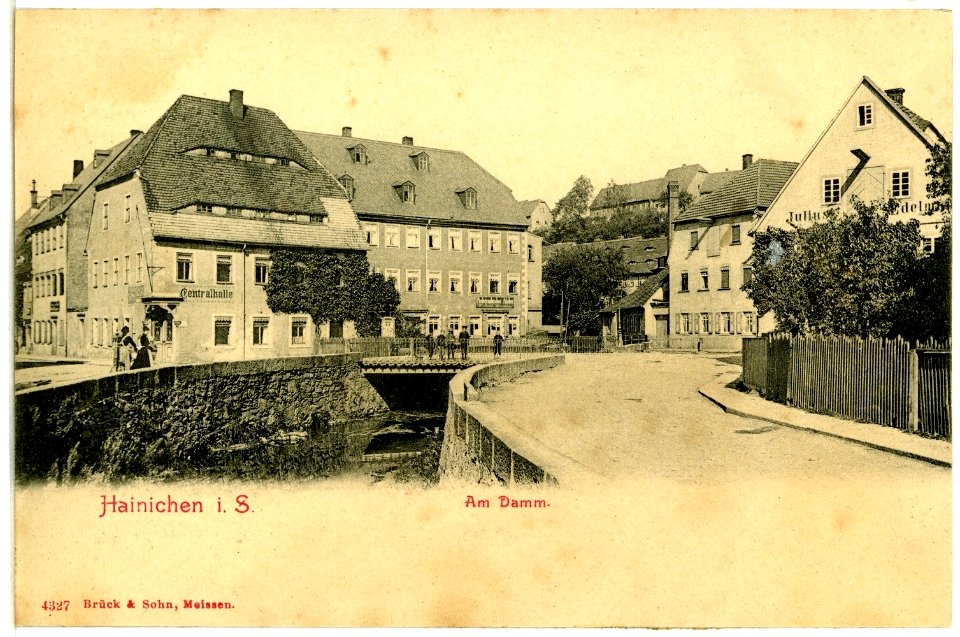 04327-Hainichen-1903-Am Damm-Brück & Sohn Kunstverlag