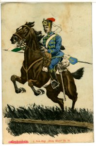 08524-Großenhain-1907-1. Königlich Sächsisches Husaren-Regiment König Albert Nr. 18-Brück & Sohn Kunstverlag