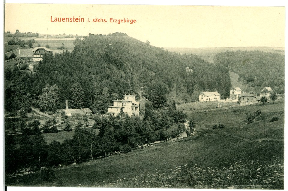 04066-Lauenstein-1903-Blick auf Lauenstein-Brück & Sohn Kunstverlag
