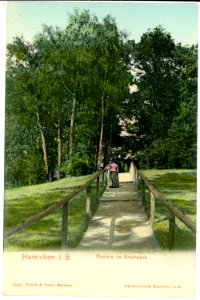 04335-Hainichen-1903-im Stadtpark-Brück & Sohn Kunstverlag