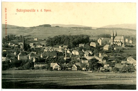 08596-Schirgiswalde-1907-Blick auf Schirgiswalde-Brück & Sohn Kunstverlag