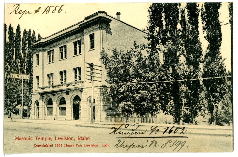 08399-Lewiston, Idaho-1906-Masonic Temple-Brück & Sohn Kunstverlag
