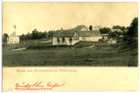 04501-Grillenburg-1903-Ortsansicht-Brück & Sohn Kunstverlag