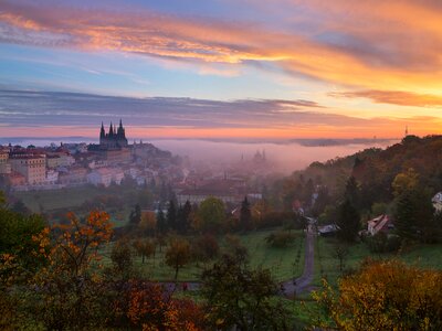 Prague travel easter morning